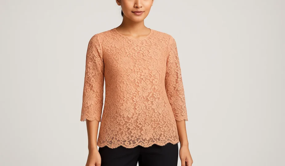 8 Inspirasi Baju Brokat dengan Celana yang Simpel dan Stylish