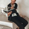 Handmade Groomsmen Vest Boho Mens Clothing Embroidered For