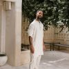 Linen Jogger Pants: Relaxed Oriental Boho Style